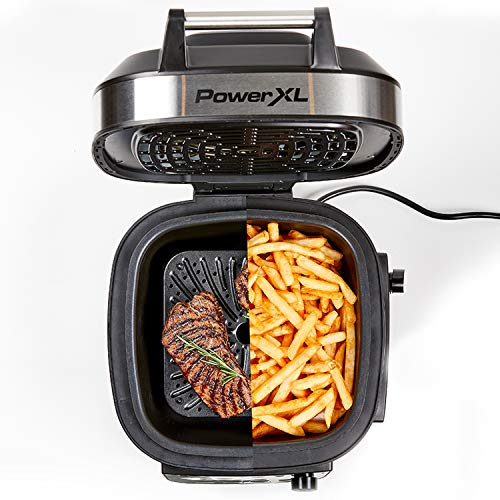 PowerXL Grill Air Fryer Combo 6 QT 12in1 Indoor Grill, Air Fryer