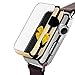 For Apple Watch accessories, Lucoo Fashion Sporting Goods soft comfortable Sports Ultra-Slim Electroplate PC Hard Case Cover For Apple Watch Series 1 38mm (Gold)