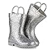 Chillipop Children's Glitter Rain Boots for Little Kids & Toddlers, Boys & Girls