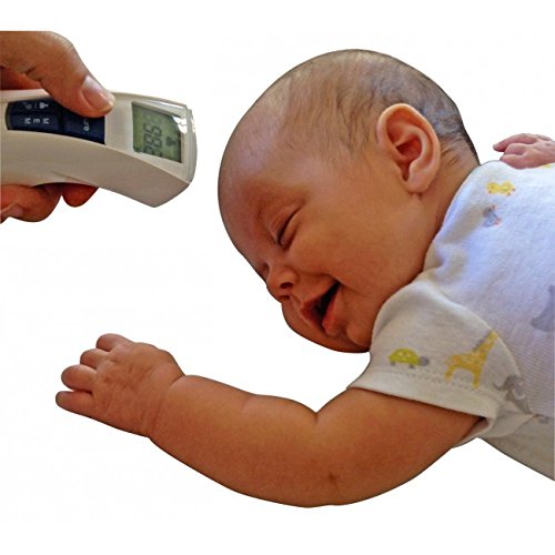 MDF Febris Non-Contact Infrared Digital Thermometer - Forehead - Navy Blue and White (MDFNT13-29)