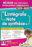 L'intégrale note de synthaxe catégories B et A 2019-2020 (French Edition) by OLIVIER BELLEGO