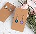 SBYURE Earring Cards 200 Pack Earring Display Cards Earring Card Holder Blank Kraft Paper Tags for Ear Studs,Earrings,and Jewelry Display,Kraft Color, 3.5x2 Inch