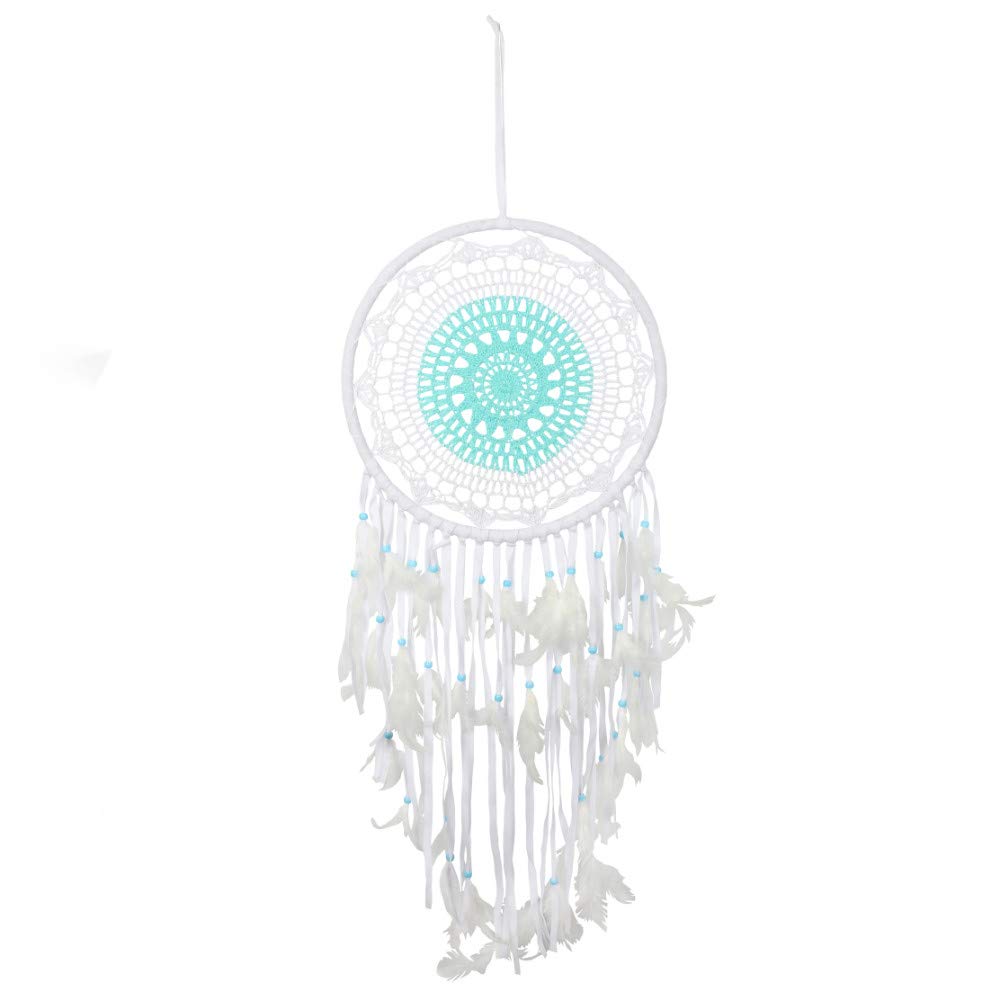 Blue & White Crochet Dreamcatcher