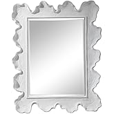 Uttermost Sea Coral Matte White 27 1/4" x 34 1/4" Vanity Wall Mirror
