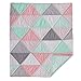 Lolli Living Sparrow Cotton Filled Comforter – Triangle – Colorful, Modern Cotton Comforter, Lightweight and Soft Baby Blanket for Crib, Stroller&Tummy Time
