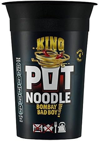 Amazon Pot Noodle King Bombay Bad Boy 114g ポットヌードル王ボンベイ不良少年 114グラム Pot Noodle 介護用主食
