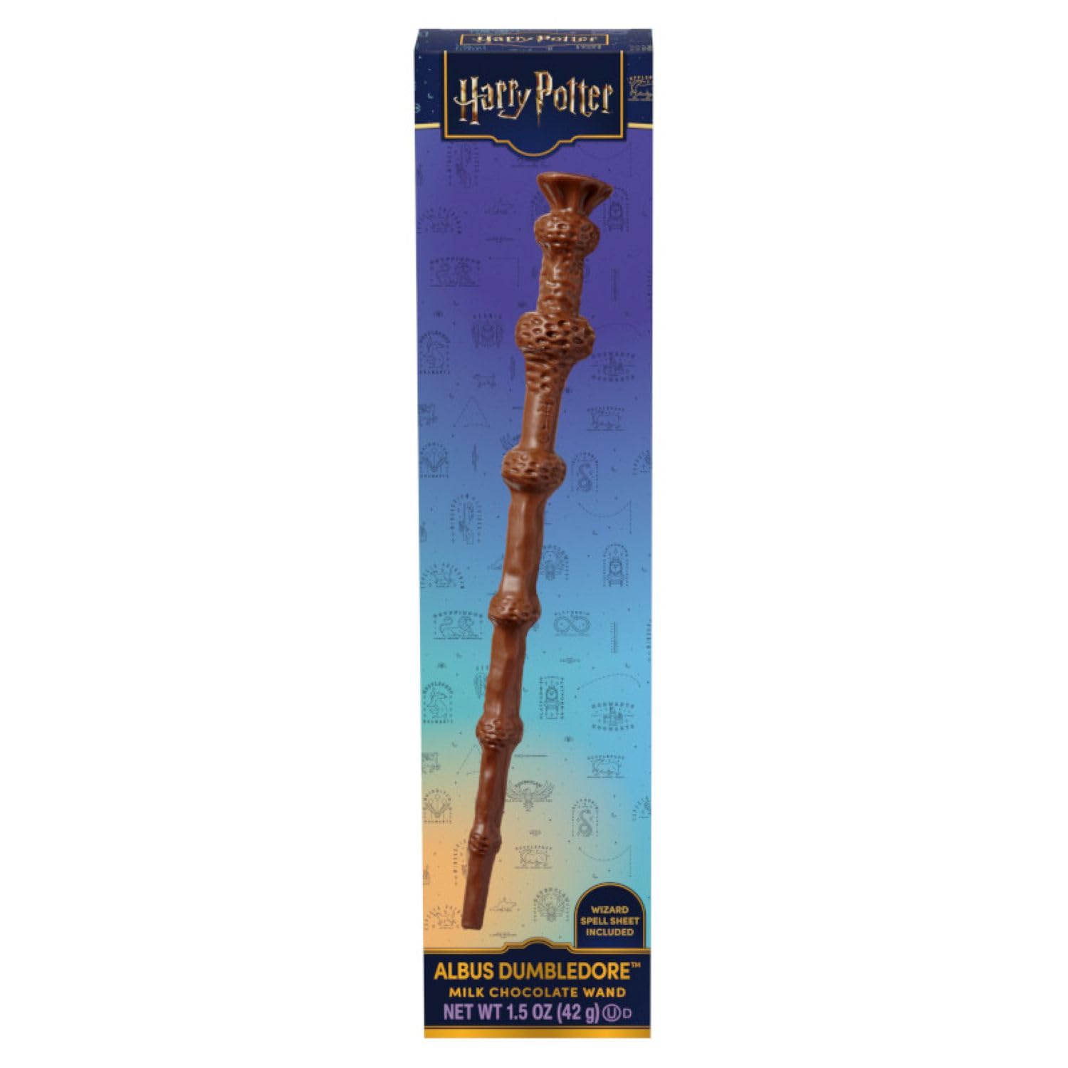 Jelly Belly Harry Potter's Chocolate Wand 42g, White and gold