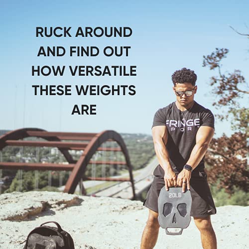 Fringe Sport Bonehead Skull Ruck Weight Plates For Running