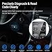 OBD2 OBDII Car Scanner, Bluetooth 4.0 OBD 2 Code Reader Adapter for Apple iPhone iOS & Android Device, OBD-II Scan Tool Check Engine Diagnostic Light Code with 3 Party App OBD2 Car Scanner & Torque