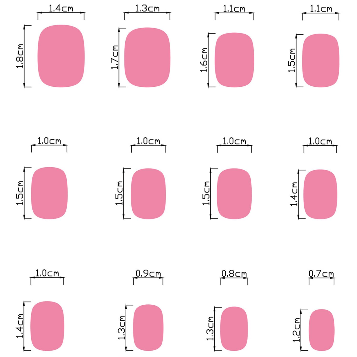 Tyuimhx Christmas Press on Nails Short Square Fake Nails with Candy Designs Xmas Red Glitter False Nails Full Cover Stick on Nails Acrylic Winter Artificial Nails for Women Glue on Nails 24 Pcs - Image 6