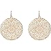 Heirloom Finds Elegant Filigree Earrings Crystal and Gold Tone Antique Look by Heirloom Finds