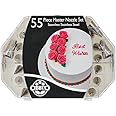PME Large Master Piping Nozzles, Decorating Tip, Set of 55