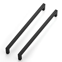 JOY DECOR 25 Pack Cabinet Handles, Black Cabinet