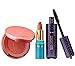 TARTE Precious Picks Color Set: Amazonian Clay 12-Hour Blush in Ornate (rosy coral), Color Splash Lipstick in Surf’s Up (mauve), Lights, Camera, Lashes 4-in-1 Mascara (black)