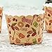 Ancdream 100pcs Greaseproof Paper Baking Cups, Colorful Cupcake Liners,Cupcake Holders Containers