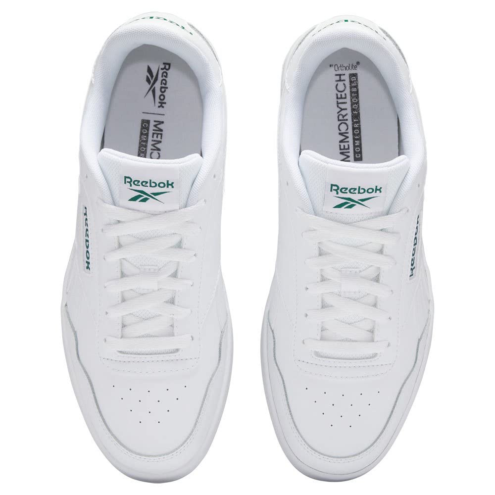 Reebok Unisex Court Advance Sneaker,Ftwwht Ftwwht Clogrn,43 EU 6