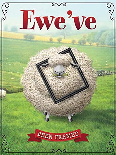 Small (150 x 200mm) Metal Sign - Ewe've Been Framed - by Sharon Steele