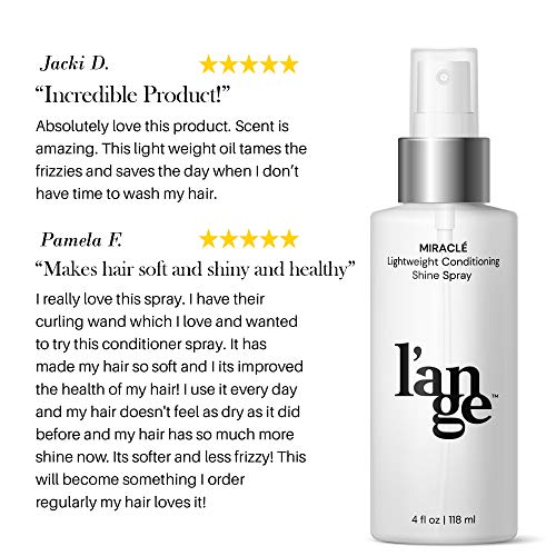 L’ange Hair Miracle Conditioning Spray Infused with Nourishing Marula Oil Lightweight & UV