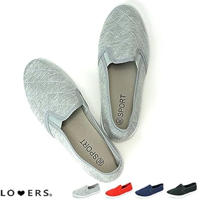 Amazon ノーブランド品 ぺたんこキルティングスリッポンスニーカー フラット Ma ノーブランド品 シューズ