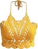 Women's Summer Crochet Bralette Bralet Bra Bustier Crop Tops Tank