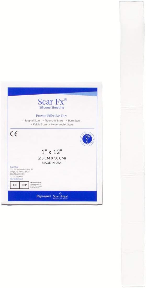 Scar Fx Silicone Scar Therapy, Size Of Patch 1" X 12", 1 Patch