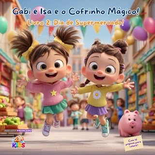 Livro Livro 2 - Dia de Supermercado!: Gabi e Isa e o Cofrinho Mágico!