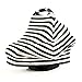 Acrabros Baby-Car-Seat-Covers with No Touching Baby Car Seat Sign for Boys Girls,Multifunctional Infant Car Seat Canopy Nursing Cover High Chair Cover,Full Coverage,Breathable,Stretchy