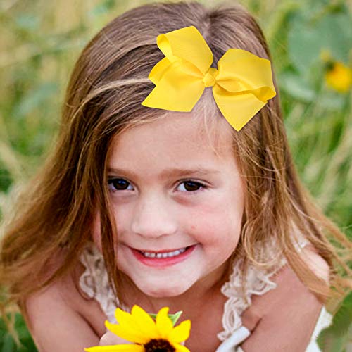 Dlala 30pcs 4.5" Hair Bows Clips Grosgrain Ribbon Bows Hair Alligator Clips Hair Barrettes Hair Accessories for Baby Girls Toddler Infants Kids - Thumbnail 3