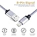 Cordify 4Pack Extra Long 6FT Lightning to USB Charger, 8 Pin Lightning to USB Sync & Charging Cable Cord Compatible with iPhone 7/7 Plus/6s/6s Plus/6/6 Plus/5s/5c/5/SE, iPad/iPod (Gray)