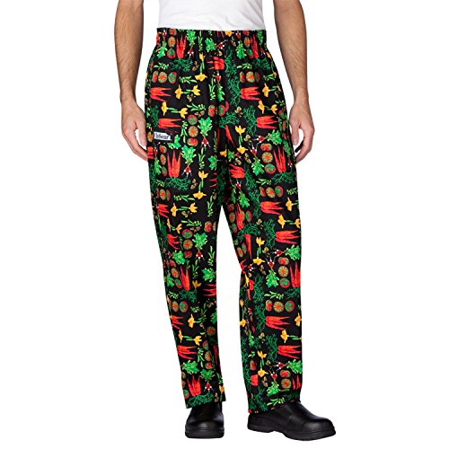 Chefwear 3500-207 Men's Ultimate Chef Pant M Veggies