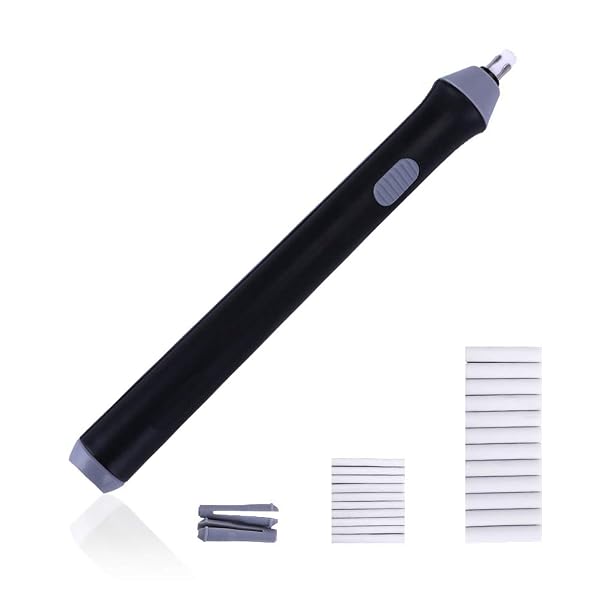 Electric Eraser Kit with 23 Eraser Refills, Auto Erasers for Artist ...