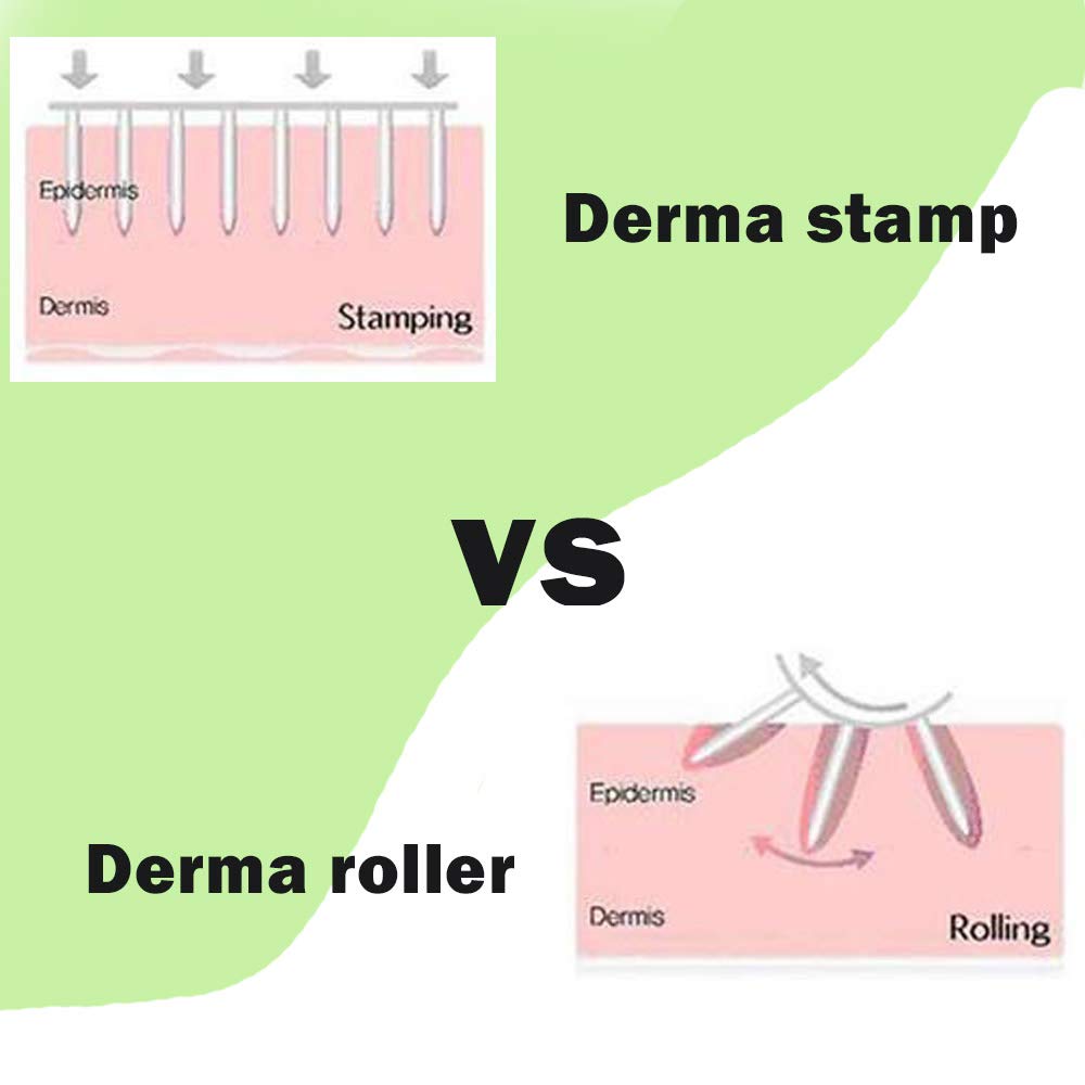 Professional Beauty Facial Body Beauty Devices 40Pin Titanium Derma Stamp Pen(0.5): Beauty