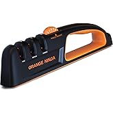 5 Precision Adjust Knife Sharpener- 3-Stage Premium Kitchen Knife Sharpener | Manual Knife Sharpening with Adjustable Angles by Sharp Pebble &ndash; Repair, Restore &amp; Polish Any Dull Blade in Minutes