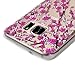 S7 Case,Galaxy S7 Case - Badalink Ultra Thin Anti-slip Soft TPU Case with Fancy Colorful Painting Pattern Clear Transparent Cover for Samsung Galaxy S7 (2016) - Branches with Pink Flowers
