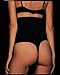COSWE Women's Hi-Waist Tummy Control Thong Panties Body Shaper Waist Cincher Shapewear Butt Lifter Brief Underwear