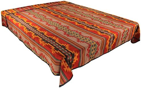Splendid Exchange Southwestern Bedding Bonita Collection, Mix and Match, King Size Reversible Bedspread, Bonita Red and Yellow