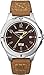Timex Women's T49856 Expedition Field Burnt Sienna Leather Strap Watch