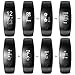 007plus Fitness Tracker, D107Plus Heart Rate Monitor Fitness Smart Watch Activity Tracker with Sleep Monitor IP67 Waterproof Pedometer Smart Wristband (black)