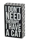 Primitives by Kathy Box Sign, 4 by 7-Inch, I Have a Cat