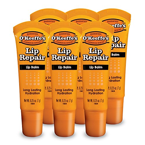O'Keeffe's Unscented Lip Repair Lip Balm for Dry, Cracked Lips, Tube