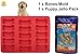 Dog Bones Mold Treat Kit | Food Grade Silicone Baking Mold For Doggy Snacks | Puppy Cake Puppy Chillerz Peanut Butter Flavor Jello Mix for Dogs (Grain- Free) - Great for Bone and Joint Health