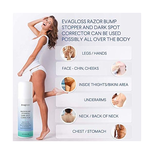Evagloss Razor Bump Stopper After Shave Solution For Ingrown