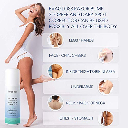 Evagloss Razor Bump Stopper After Shave Solution For Ingrown