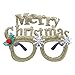 CCINEE 6pcs Merry Christmas Glasses Frames Costume Eyeglasses without Lenses for Kids Christmas Party Favor Black Friday Supplies