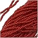 Czech Seed Beads Size 11/0 Dark Red Opaque (1 Hank/4000 Beads)