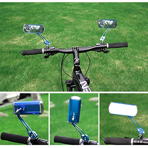 Jeemitery Bicycle Mirror,A Pair of 360°Rotation Back Rearview Mirror