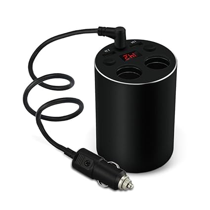 Car Cup Charger Color You Dual Usb Ports Car Charger 12v 24v With