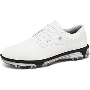 Men's Golf Shoes, Non-Slip Sole, Breathable Upper, Comfortable Fit, Suitable for Golf Course & Casual Outdoor Use