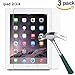 TANTEK l230 Hd Clear, Anti Scratch, Glare, Fingerprint, Tempered Glass Screen Protector for Apple iPad 2/3/4, 3 Piece