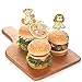 Big Dot of Happiness Noah's Ark - Dessert Cupcake Toppers - Baby Shower Clear Treat Picks - Set of 24